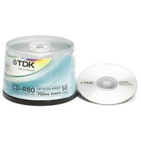 Диск CD-R TDK 75000028268/CD-R80CBA50