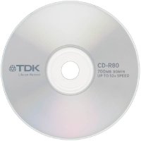 Диск CD-RW TDK 700Mb