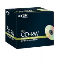 Диск CD-RW TDK HiSpeed 16-24x, 700Mb