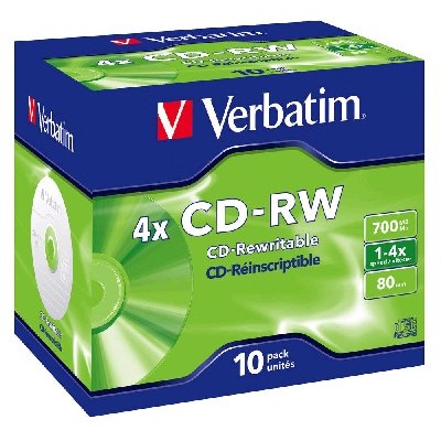 диск CD-RW Verbatim 43123