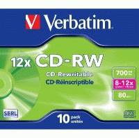 Диск CD-RW Verbatim 43148