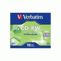 Диск CD-RW Verbatim 43192