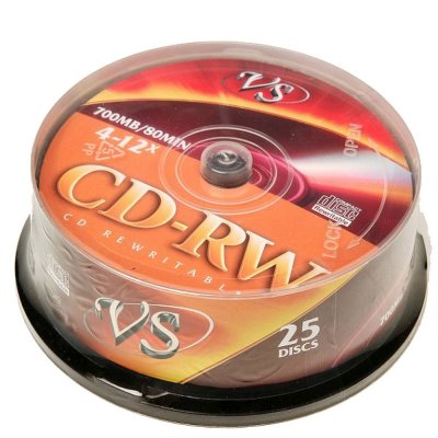 диск CD-RW VS VSCDRWCB2501