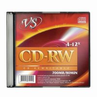 Диск CD-RW VS VSCDRWSL01