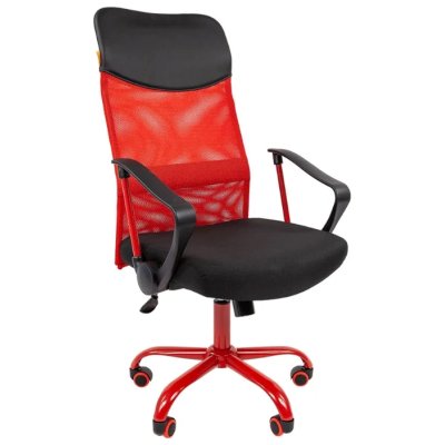 офисное кресло Chairman 610 CMet Black-Red 7021399