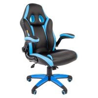 Игровое кресло Chairman Game 15 Black-Blue