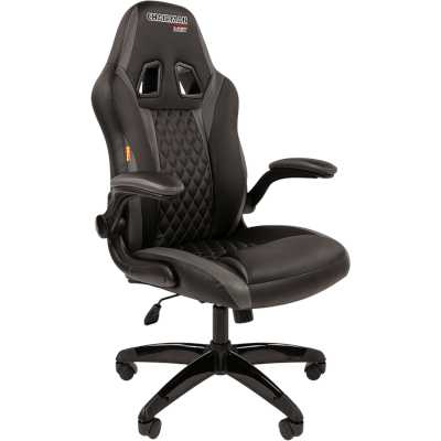 Игровое кресло Chairman Game 15 Black-Gray 7213477
