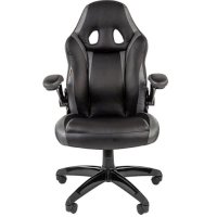 Игровое кресло Chairman Game 15 Black-Grey