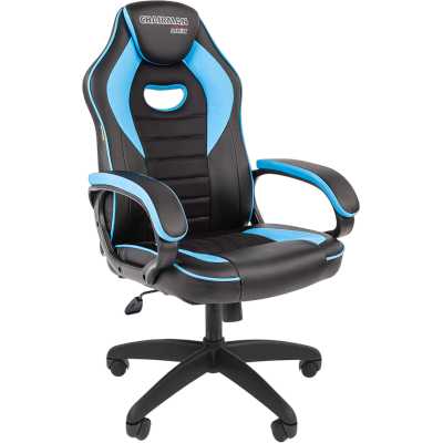 Игровое кресло Chairman Game 16 Black-Blue 7213488