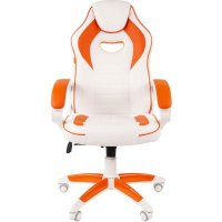 Игровое кресло Chairman Game 16 White-Orange