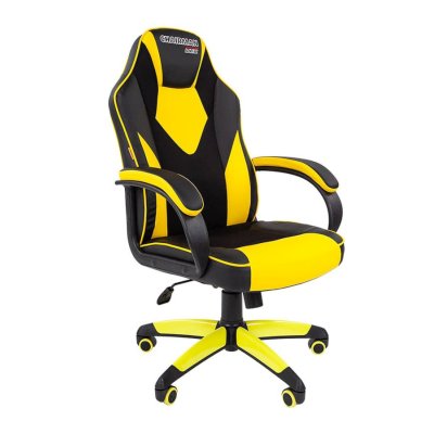 игровое кресло Chairman Game 17 Black-Yellow