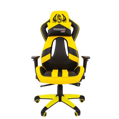игровое кресло Chairman Game 25 Black-Yellow