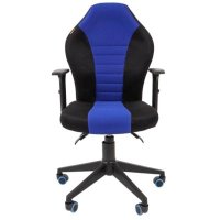 Игровое кресло Chairman Game 8 Black-Blue