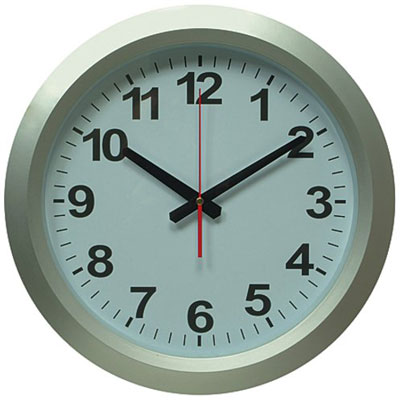 часы настенные Бюрократ WallC-R010P/silver