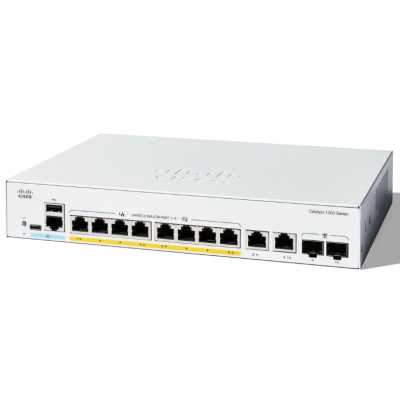 Коммутатор Cisco C1300-8P-E-2G