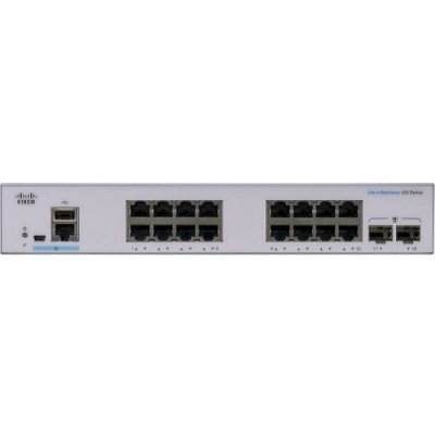 коммутатор Cisco CBS350-16FP-2G-EU