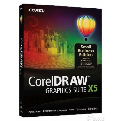 графика и моделирование CorelDRAW Graphics Suite X5 - Small Business Edition BOX CDGSX5IEROWSBE