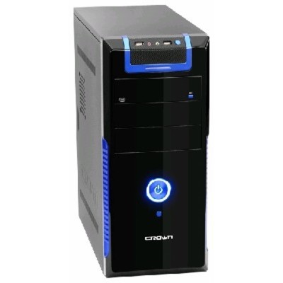 корпус Crown CMC-33 black-blue 450W