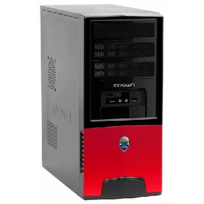 корпус Crown CMC-41 black-red