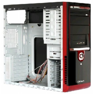 корпус Crown CMC-G9 black-red 450W