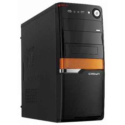корпус Crown CMC-SM160 black-orange 400W