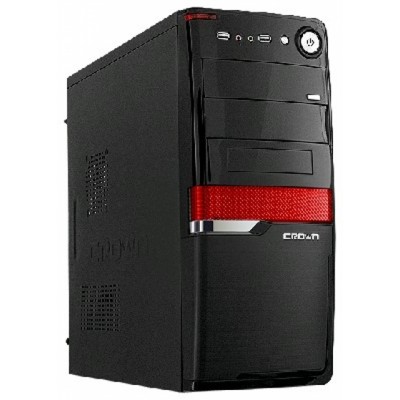 корпус Crown CMC-SM160 black-red 500W