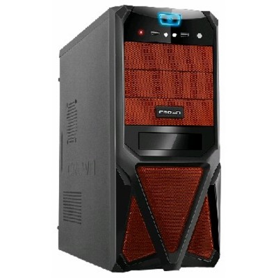 корпус Crown CMC-SM161 black-orange 500W