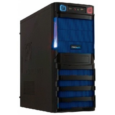 корпус Crown CMC-SM162 black-blue 500W