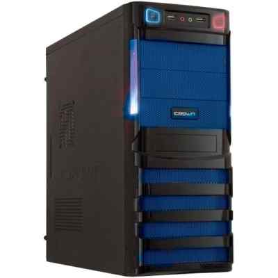 корпус Crown CMC-SM162 Black-Blue без БП