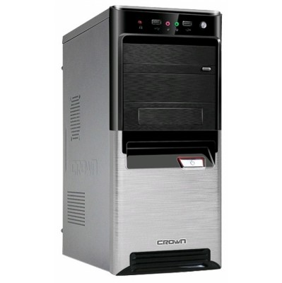 корпус Crown CMC-SM164 black-silver 400W