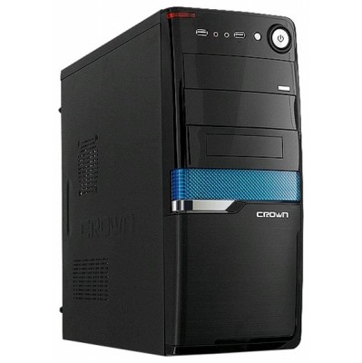 корпус Crown CMC-SM600 black-blue 400W