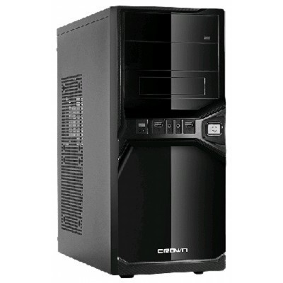 корпус Crown CMC-SM600 black-silver 400W