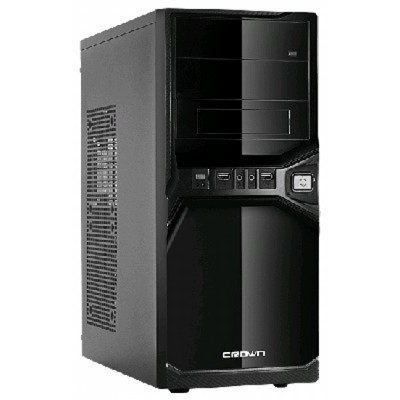 корпус Crown CMC-SM600 black-silver 450W