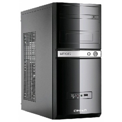 корпус Crown CMC-SM601 Black-Silver 400W
