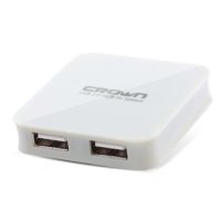 Разветвитель USB Crown CMCR-009 White