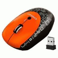 Мышь Crown CMM-919W Orange/Carbon