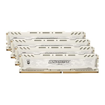 оперативная память Crucial Ballistix Sport LT White BLS4K16G4D32AESC