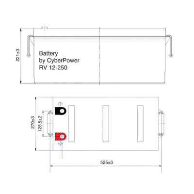 батарея для UPS CyberPower RV12-250