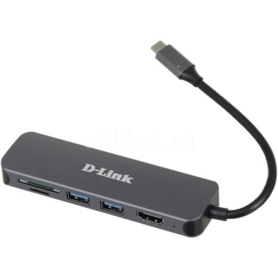 Разветвитель USB D-Link DUB-2327/A1A