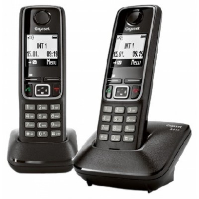 радиотелефон Gigaset A420 Duo Black