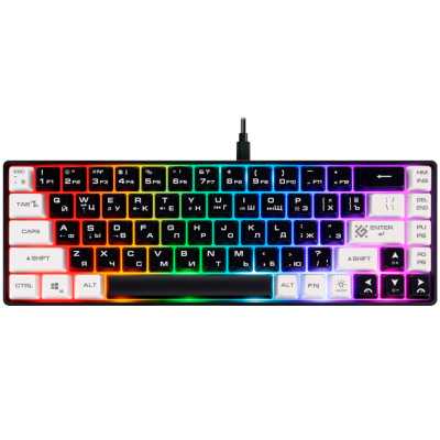 Клавиатура Defender Aris GK-349 Black-White 45344