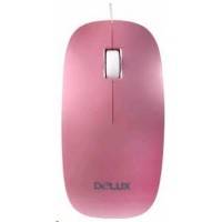 Мышь Delux DLM-111BU White/Pink
