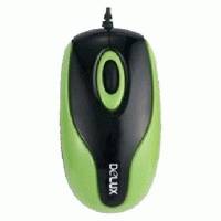 Мышь Delux DLM-363BU Black/Green