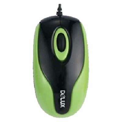 мышь Delux DLM-363BU Black/Green