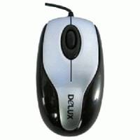 Мышь Delux DLM-363BU Black/Silver