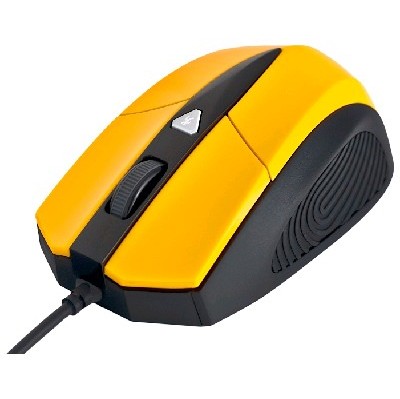 мышь Delux DLM-480BU Black/Yellow