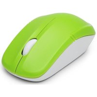 Мышь Delux M-136 Green-White