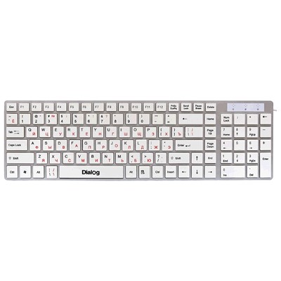 клавиатура Dialog KK-02U Silver