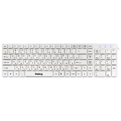 клавиатура Dialog KK-02U White