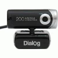 Веб-камера Dialog WC-23UAF Black/Silver